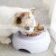 Transparent Cat Ear-shaped Pets Feeder Water Bowl Large Capacity Dog Bowl Neck Protection