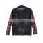 DiZNEW GuangZhou Wholesale Patchwork Sleeve Quilted denim Mens Jackets