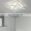 modern antique industrial rectangular acrylic chandelier for living room