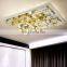 New Modern Popular Rectangle crystal Ceiling Light for home decoration