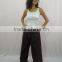 Brown One Size Thai Fisherman Pants Wrap Pants Yoga Boho Gypsy Harem Pants Aladdin Pants Wrap Pants