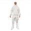 Anti static sterile waterproof consumable protective coverall hazmat suit ppe with non woven for lab use