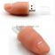 Top selling silicone usb flash memory stick 128gb customized silicone band usb flash drive