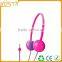 3.5mm wired smallest over-ear best stylish premium deep bass candy color headphones