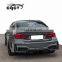 CQCV style wide body kit for BMW 3 series F30 F35 front bumper rear bumper carbon fiber material side skirts and fender