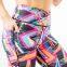 Woman's plus size Capris Activewear Exercise Leggings w/Designs&Digital&Mesh