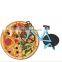 Perfect Promotional Wholesale Custom Plastic Bicycle Stainless Steel Pizza Cutter