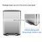 New fashion home basic 12 liters metal trash can compactor hanging kitchen trash can for household office