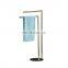 Floor Standing Household Bathroom Towel Drying Rack Stable Bottom Towel Rack Stand Glass Bottom Black Bathroom Corner Towel Rack