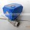 mini electric valve BSP NPT brass ss304 1/2
