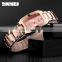 SKMEI 1400 Ladies Quartz Watch Fashion Thin Watches Casual Dress Luxury Rhinestone Waterproof Bracelet Watches