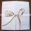 Japanese Handmade Favor Gift Embossed Square Invitation Card Wedding