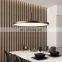 Simple Modern Nordic Acrylic Living Room Kitchen Ring Ceiling Led Chandelier Pendant Lamp Lighting