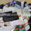 UGS2050 hot cold  mini table top automatic fabric woven label cutting machine, small garment wash care ribbon cutter
