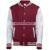 Baseball men jacket with leather sleeve custom embroidery patched logo letterman