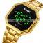 New Arrival Skmei 1696 Black Gold Sport Led Watch for Men Wristwatch Metal Made in China