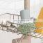 Faucet sponge holder hanging basket stainless steel adjustable kitchen sink cleaning brush soap dishwashing liquid drain rack