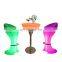 Cocktail Table Wedding Bright LEDS16 Color Changing Glowing LED Cocktail Table  LED Table and Chair for Event