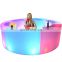 events party nightclub entertainment illuminated portable modern LED furniture plastic led light up table bar counter
