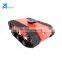 75kg load capacity small robot rubber track chassis