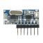 433RF receiving module 4-channel high-level signal learning decoding receiving circuit board