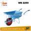 high quality wheel barrow WB2200 for Southeast Asia