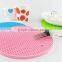 Silicone Material mats/pads table decoration silicone placemat custom accessories coaster