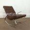 modern PU recliner rocking chair