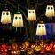 Mayoría de fantasmas colgantes de Halloween - Con luces LED para decorar patios, jardines y fiestas al aire libre