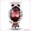 Creative New Female Blue Acrylic Stone Cute Owl Brooch Sweater Jewelry                        
                                                Quality Choice