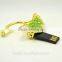 Leaf shape pin usb flash drive