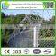 PVC coating Chainmesh fence security for shool playground