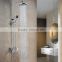 Rose Golden Solid Brass Hot and Cold Rainfall Shower