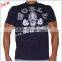 Wholesale cheap 100% cotton 180GSM custom fitness sport plain mens gym t shirt