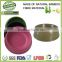 safety new FDA passed gardon product eco-friendly bamboo material pet bowl, bamboo fiber pet cat feeder pot