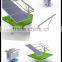 Ground installed solar mounting system and solar panel stent