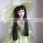 fashion style remy human hair doll wigs, rooting doll hair, doll hair wigs