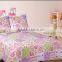 Cartoon printed bed sheets 3pcs bedspread kids 100% cotton chirldren quilts