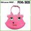 BPA free wholesale cheap price silicone baby bibs can be rolled up