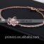 Classic Flower Bracelet 18K Rose Gold Plated Austrian Crystal Diamond Jewelry