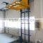 Hot sale Warehouse goods lift, guide rail lift for cargo