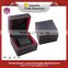 special design single red plastic with leather watch box