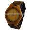 Top Quality Luxury Bamboo Wood Watch with Cow Leahter Strap Quartz Analog Men Wooden Wristwatch Relogio Feminino Clock
