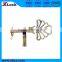 Decorative iron peacock tail curtain rod/curtain pole set (6025-22H4L3W)