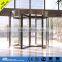 revolving door from china supplier with low price with Germany motor radar sensor security glass with CE certificate