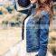 2015 spring stretch denim jacket Slim Korean female short paragraph long-sleeved jacket coat wild tide