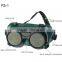 2016 chinese welding goggles 1.3mm PC lens welding goggles 50 mm round lens welding goggles manufacturer in China