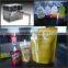 mango pulp doypack pouch with cap filling and capping factory machines