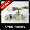 KYOK new design curtain rods wholesale , telescopic curtain pole with resin finials