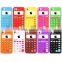 Multi-functional silicone calculator cell phone case